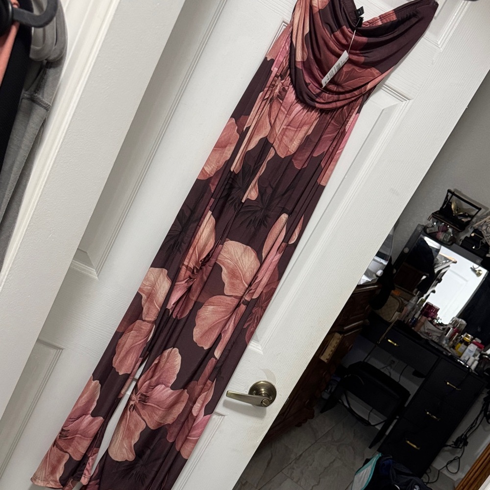 Windsor Floral Jumpsuit in Pink and Purple
